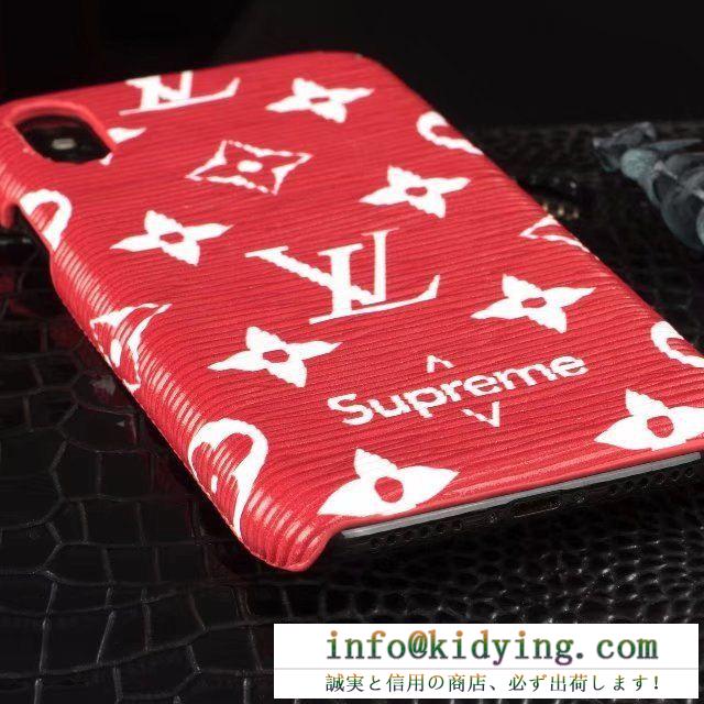 潮！SUPREME ×louis vuittons iphone ケース 綺麗 ルイ ヴィトン コピーhigh street fashion 18新款到着