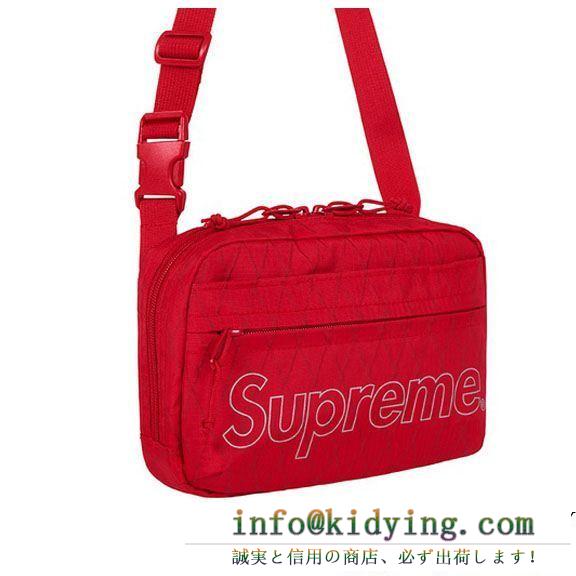 人気新作登場 4色可選 ショルダーバッグ supreme シュプリーム supreme 18fw utility bag