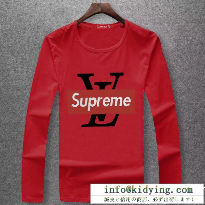 好印象をゲットシュプリーム長袖ｔシャツ SUPREMEスーパーコピーメンズ多色可選択高級生地
