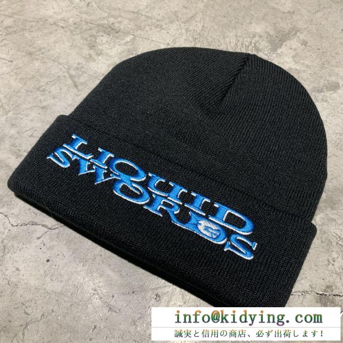 SUPREME 18fw liquid swords beanie supreme シュプリーム ニットキャップ 2色可選 超人気大特価 大人気定番