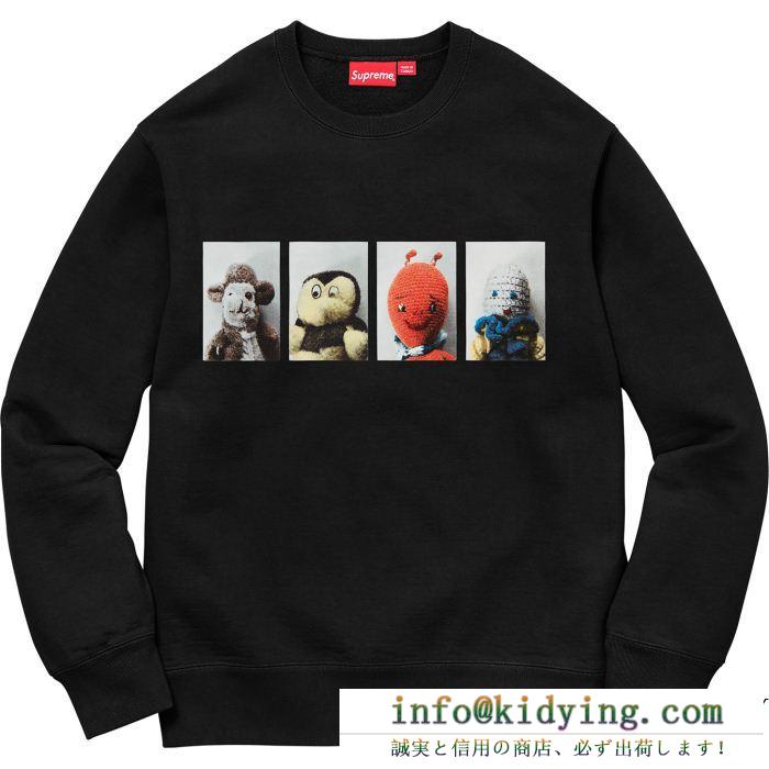 大人っぽさ プルオーバーパー supreme 18fw mike kelley ahh youth crewneck 個性を引き立て 4色選択可