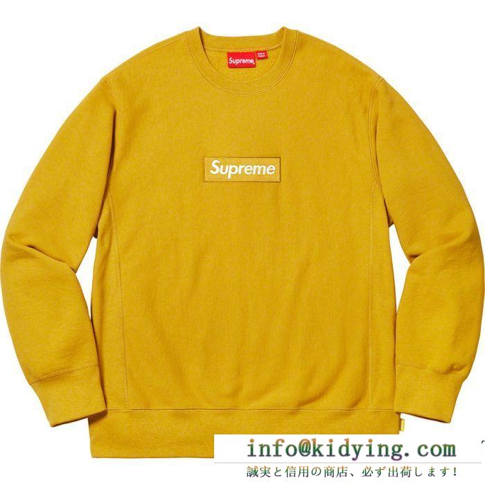 Supreme box logo crewneck シュプリーム supreme 秋の定番 多色可選 最安価格に挑戦中