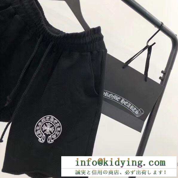 春夏季超人気限定コラボ ss19春夏入荷人気のスピーディ クロムハーツ chrome hearts ショートパンツ