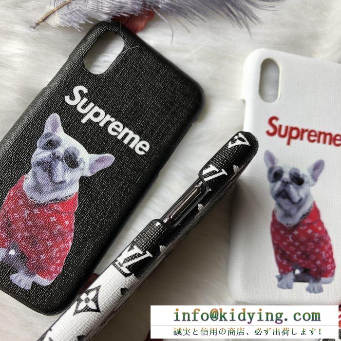 シュプリーム スマホケース コピー 落ち着きある着こなしに最適 supreme ブラック ホワイト プリント 衝撃保護 おすすめ 激安