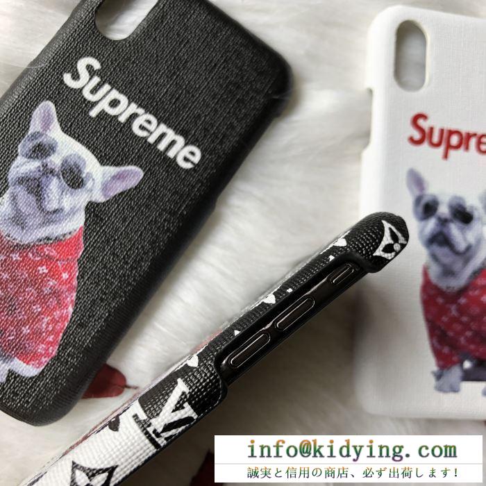 シュプリーム スマホケース コピー 落ち着きある着こなしに最適 supreme ブラック ホワイト プリント 衝撃保護 おすすめ 激安