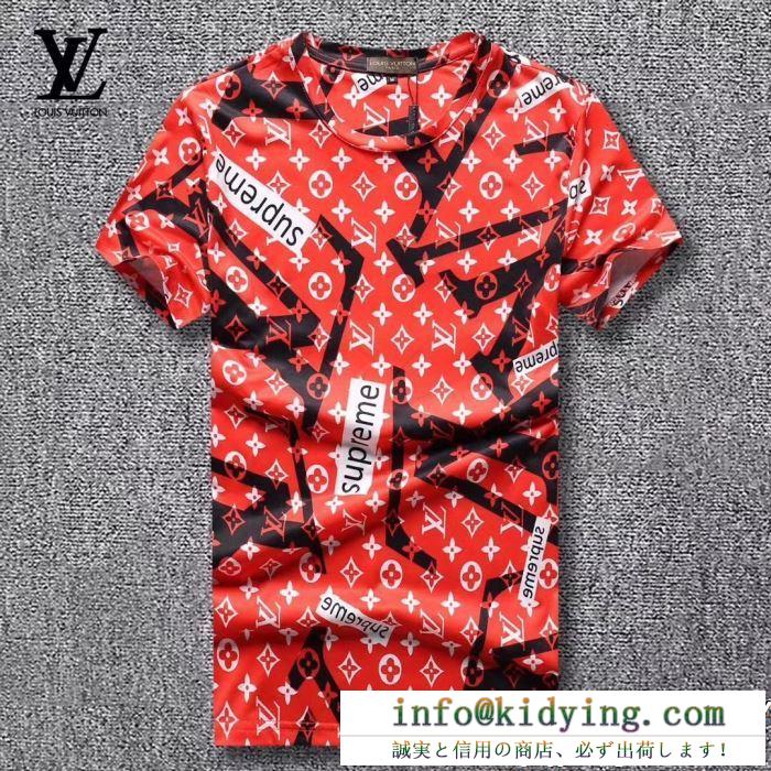 新作セール人気春物 ルイ ヴィトン LOUIS VUITTON 19春夏正規品保証 Tシャツ/ティーシャツ 3色可選 人気モデル復刻 