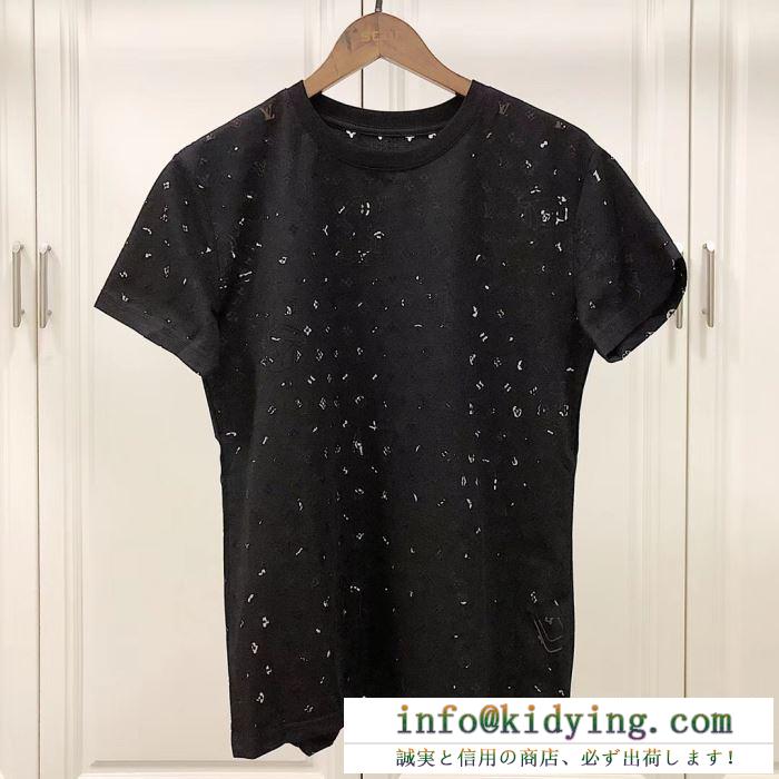 2019春夏の流行りの新品 ルイ ヴィトンtシャツ/半袖 2色可選 vipセール激安 louis vuitton