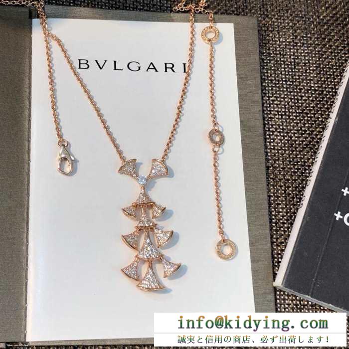 抜群の人気を集め 2019春夏トレンドファッション新作 ブルガリ bvlgari ネックレス 2色可選