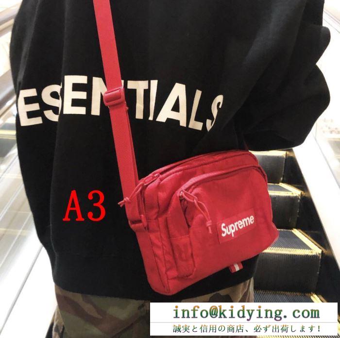 安定感があり supreme 19ss 46th shoulder bag シュプリーム supreme 4色可選 斜め掛けバッグ