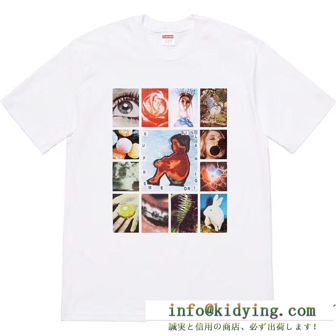 定番人気SUPREMEシュプリーム tシャツ コピー19ss original sin teeメンズ半袖ブラックホワイト2色