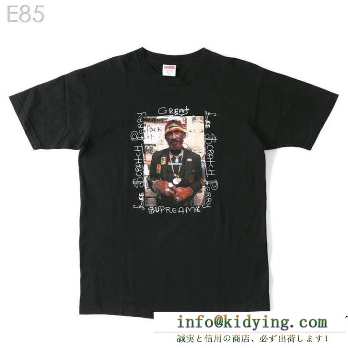 Supremeシュプリーム tシャツ コピー人気のフォトシリーズのクルーネック半袖lee scratch perry photo tee