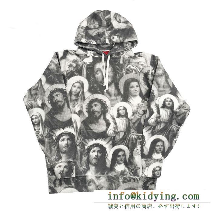 Jesus and mary hooded シュプリーム大満足の2019秋冬新作 supreme パーカー 独特のバランスになる今秋新作