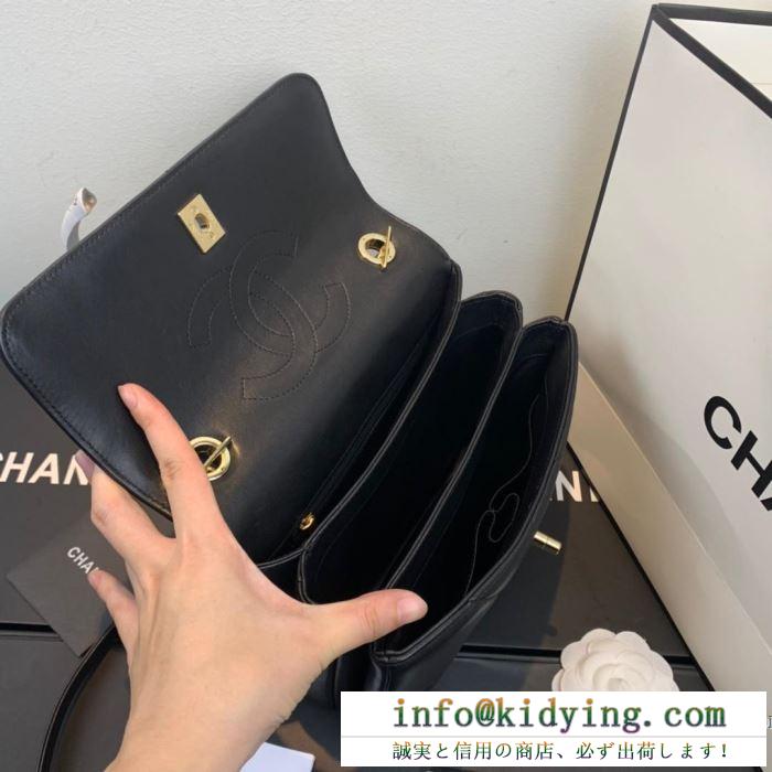 シャネル chanel 斜め掛けバッグ 3色可選 2019年秋冬コレクションを展開中 主張の強い新作を選びたい、こちら