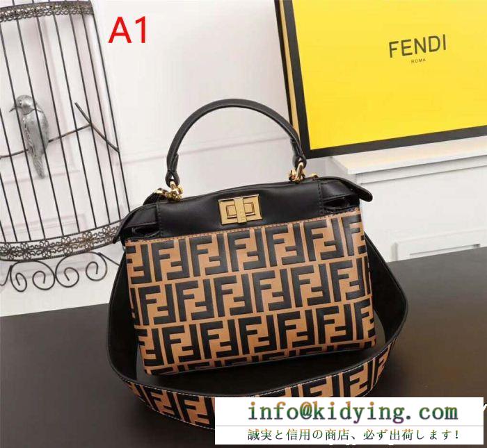 19ss完売必至夏季 春物新作大人スタイリッシュ ップス フェンディ fendi ハンドバッグ 2色可選