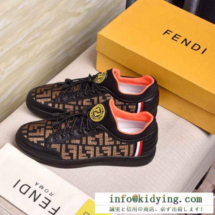 FENDI フェンディ カジュアルシューズ 2色可選 安心の関税送料込 19ss 新作 海外限定春夏入荷