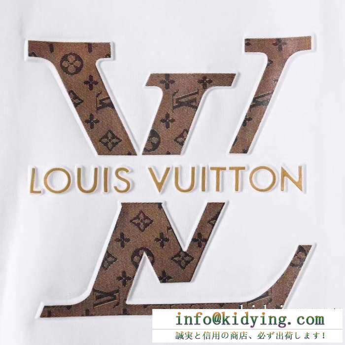 王道級2019秋冬新作発売 雑誌掲載で早くも話題の秋冬新作 ルイ ヴィトン louis vuitton 長袖tシャツ 2色可選