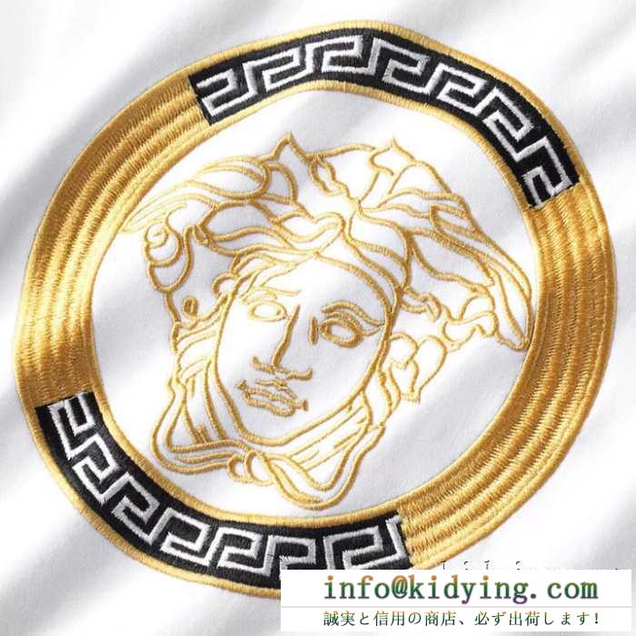 ヴェルサーチ versace 長袖tシャツ 2色可選 王道級2019秋冬新作発売 秋冬の気分溢れるアイテム