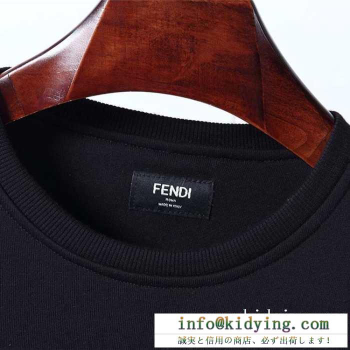 冬にさらりと着たいのはこれ 国内入手困難2019秋冬新作 フェンディ fendi プルオーバーパーカー 2色可選