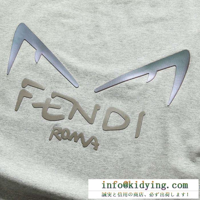 多色可選 コーデを上品にマッチ 半袖tシャツ ナチュラルスタイルに最適 フェンディ fendi