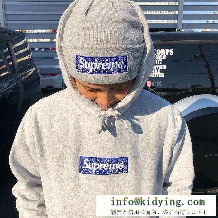 多色可選 supreme 19fw new era box logo beanie ニット帽/ニットキャップ 2020年春夏人気継続中