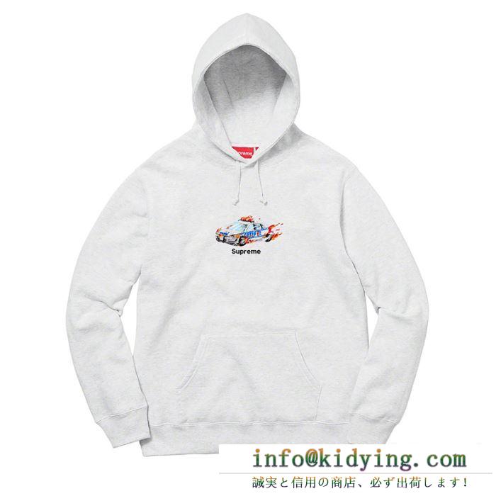 シュプリーム supreme 多色可選 supreme 19fw cop car hooded sweatshirt パーカー 2020年春限定