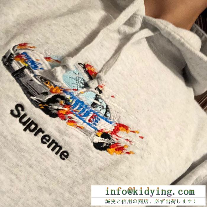 シュプリーム supreme 多色可選 supreme 19fw cop car hooded sweatshirt パーカー 2020年春限定