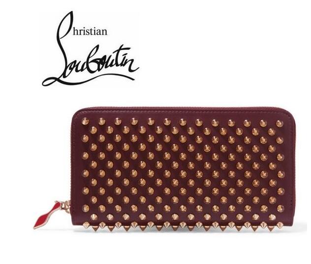 プレゼントに christian louboutinクリスチャンルブタン スダッズ 収納性が高い長財布 