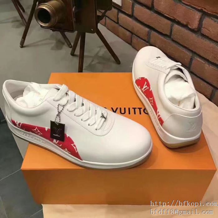 大人気足馴染みのいい2017SUPREMEシュプリーム偽物スニーカーSupreme louis vuitton monogram sport sneakerスニーカー シューズ