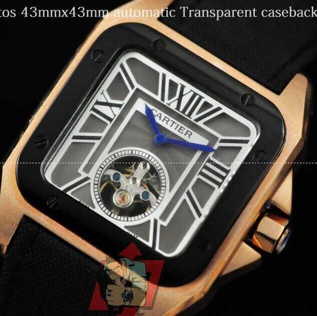 超激得高品質 cartier カルティエ 腕時計コピー w2020010 メンズ 腕時計 ゴルード ブラック ウオッチ