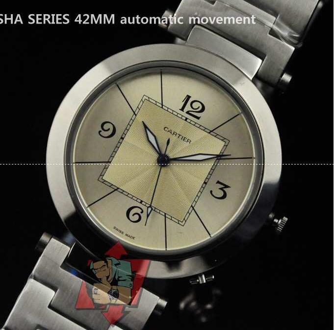 最安値品質保証Cartier カルティエ時計コピー数字表示 ウォッチ 自動巻きレディース腕時計