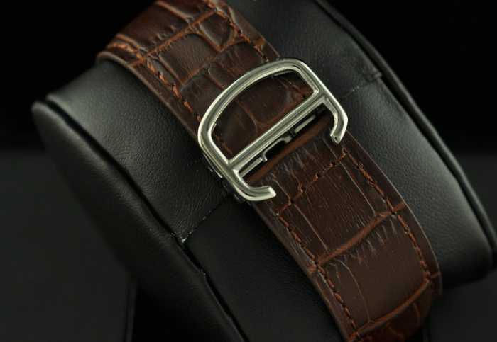 人気男性用腕時計 半自動卷 cartier カルティエ時計偽物 日本製クオーツ 2針 44mm メンズ腕時計 カーキ レザーベルト