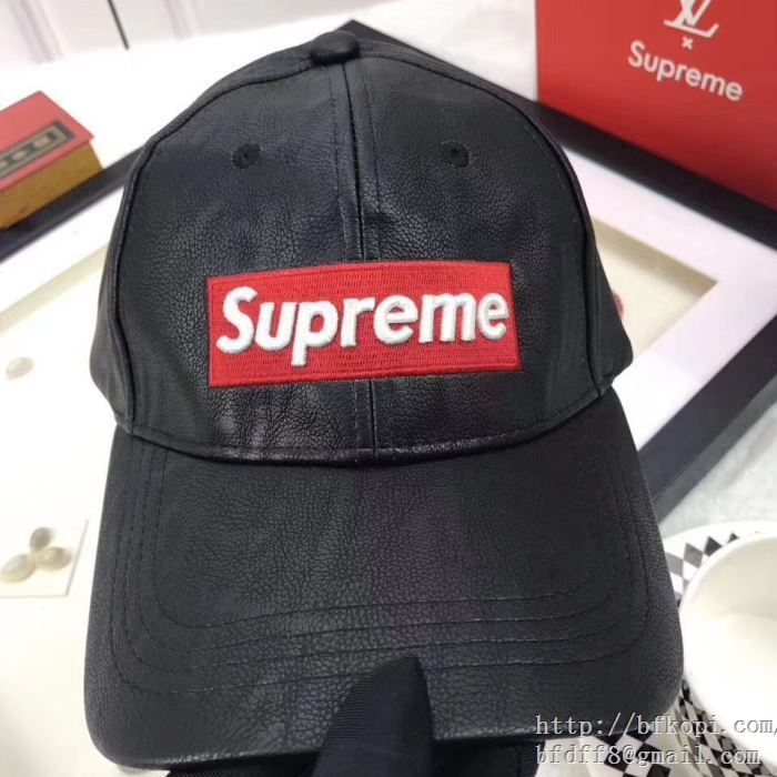 主役になる存在感 supremeシュプリームキャップコピー ボックス ロゴ付き ベースボールキャップ ホワイト ブラック 2色可選 