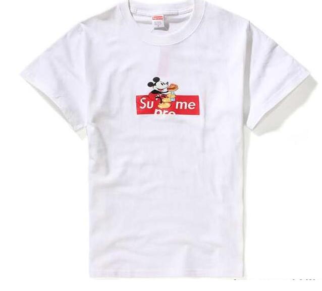 年春夏シーズン人気アイテムSUPREMEシュプリーム tシャツ通販 男女兼用半袖 コピー カジュアル ブラック ホワイト