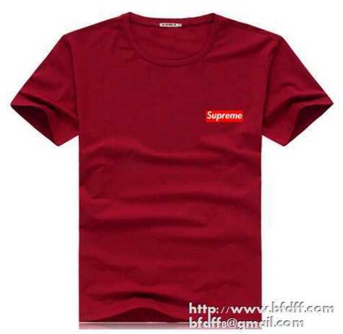 上質 シュプリーム ｔシャツ コピーsupreme box logo クールネック左胸プリント半袖ｔシャツ２色可選