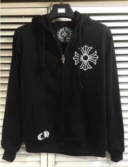 ユニセックスクムハーツパーカーコピー chrome hearts ジップスウェットパーカー