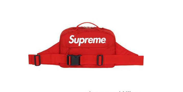 SUPREME 2018ss シュプリーム ウエストバッグ コピー supreme box logo 後ろと斜め掛けバッグ クラシックな赤と黒 2色可選