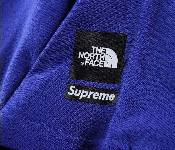 SUPREME 18夏季新作品 supreme×the north face mountain tee 半袖tシャツ クラシックロゴ クルーネック 3色可選 