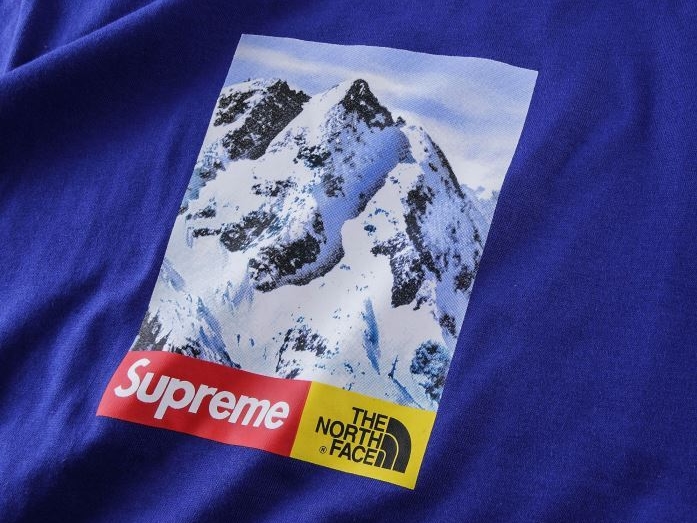 SUPREME 18夏季新作品 supreme×the north face mountain tee 半袖tシャツ クラシックロゴ クルーネック 3色可選 