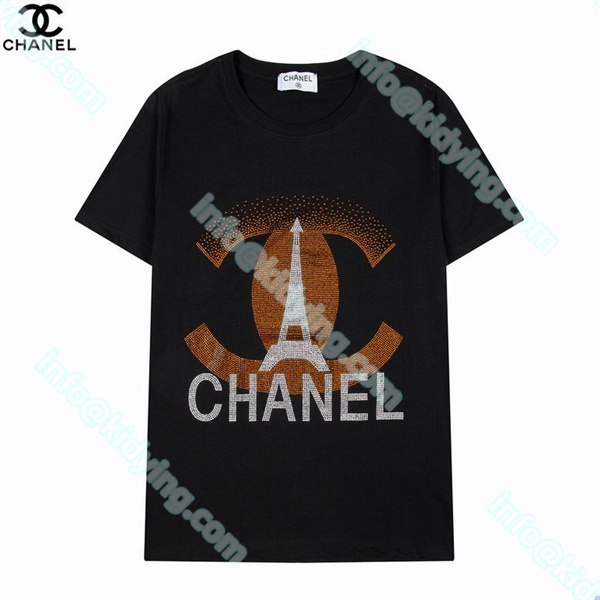 シャネル メンズ 半袖ｔシャツ CHANEL ロゴ 激安 スーパーコピー 偽物