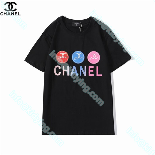 シャネル メンズ 半袖ｔシャツ CHANELロゴ 激安 スーパーコピー 偽物