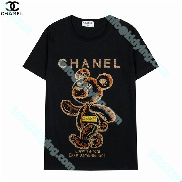 シャネル メンズ 半袖ｔシャツ CHANELロゴ 激安 スーパーコピー 偽物