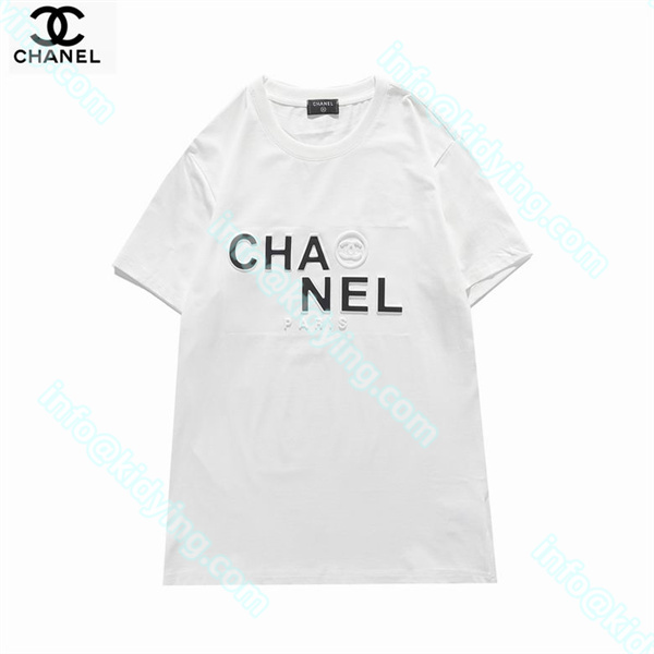 シャネル メンズ 半袖ｔシャツ CHANELロゴ 激安 スーパーコピー 偽物