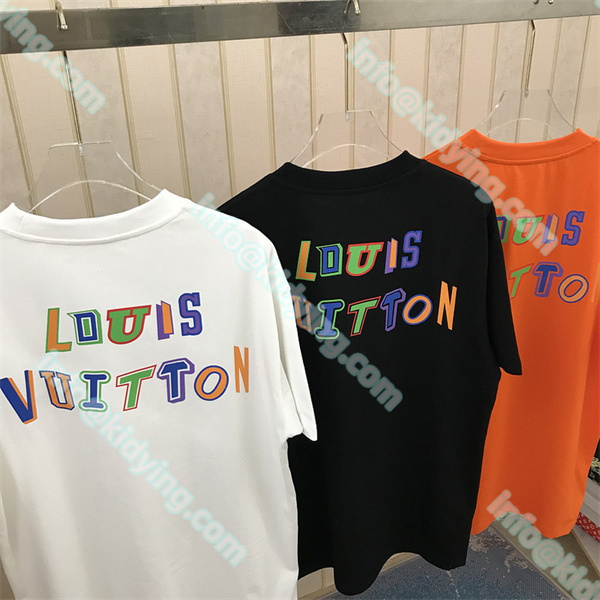 ルイ ヴィトン メンズ ｔシャツ LVロゴ 激安  ヴィトン コピー 偽物