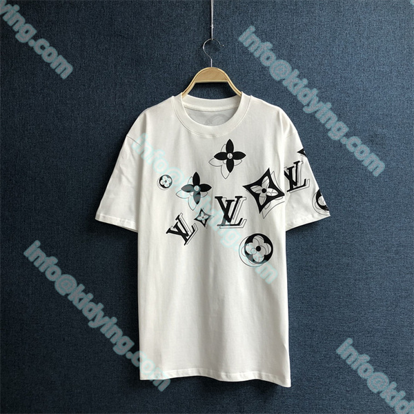 Louis Vuitton メンズ ヴィトン 激安 ｔシャツ LVロゴ スーパーコピー