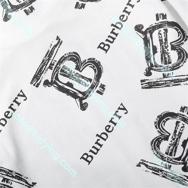 Burberry  tシャツ 激安 ブランドロゴ バーバリーメンズ半袖 偽物通販