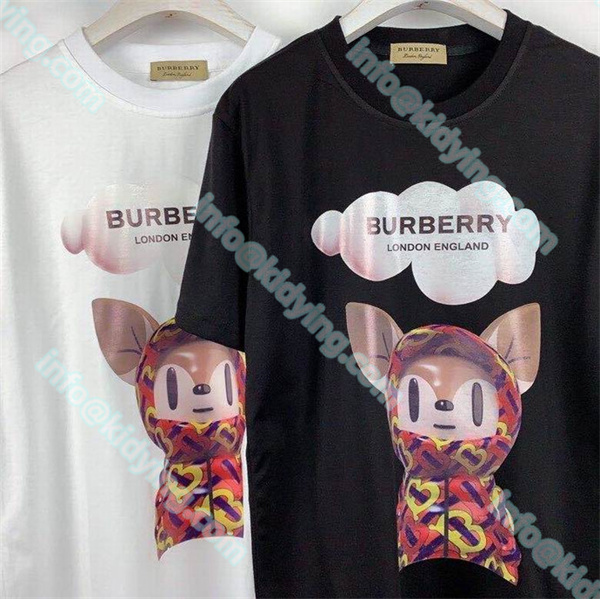 Burberry  tシャツ 激安 ブランドロゴ バーバリーメンズ半袖 偽物通販