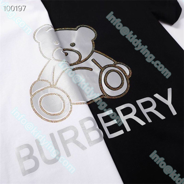 Burberry  tシャツ 激安 ブランドロゴ バーバリーメンズ半袖 偽物通販