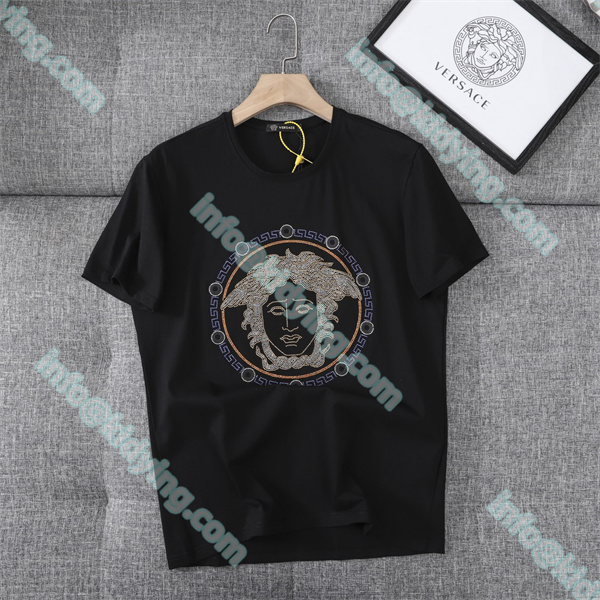 Versace tシャツ メンズ 人気激安 ヴェルサーチ 品質保証 スーパーコピー