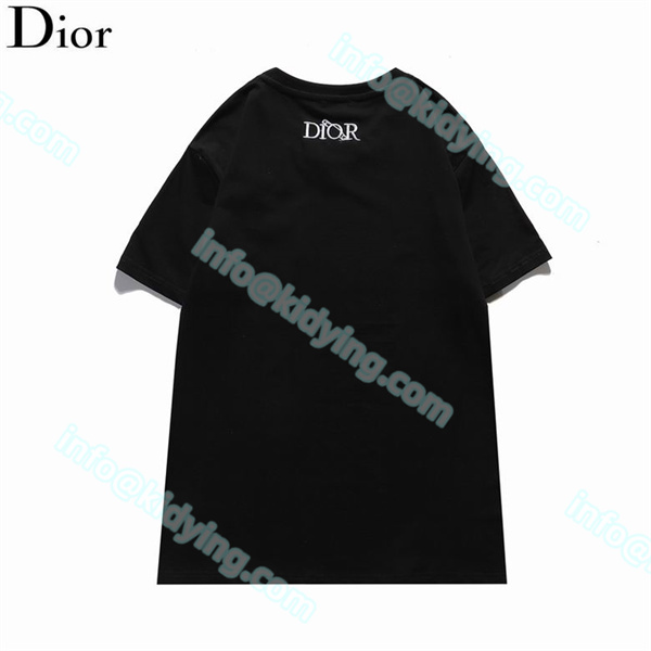 DIOR メンズ半袖ｔシャツ 人気ブランドロゴ ディオール 人気偽物 通販