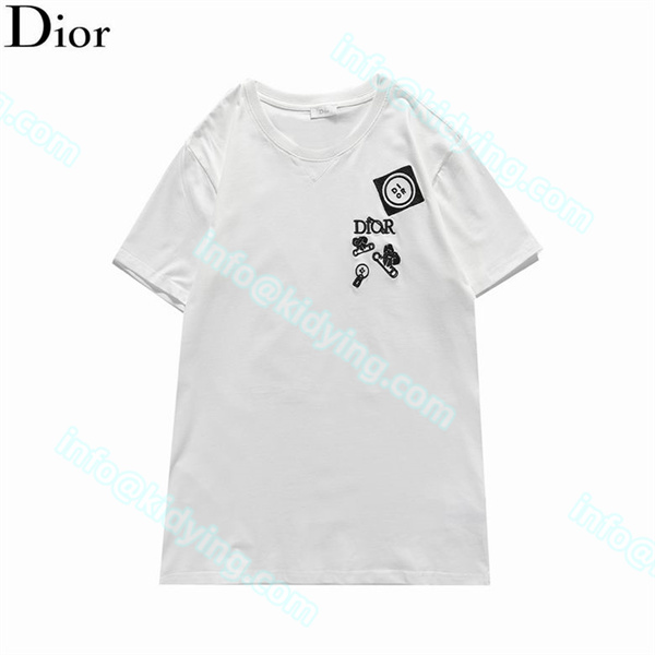 DIOR メンズ半袖ｔシャツ 人気ブランドロゴ ディオール 人気偽物 通販